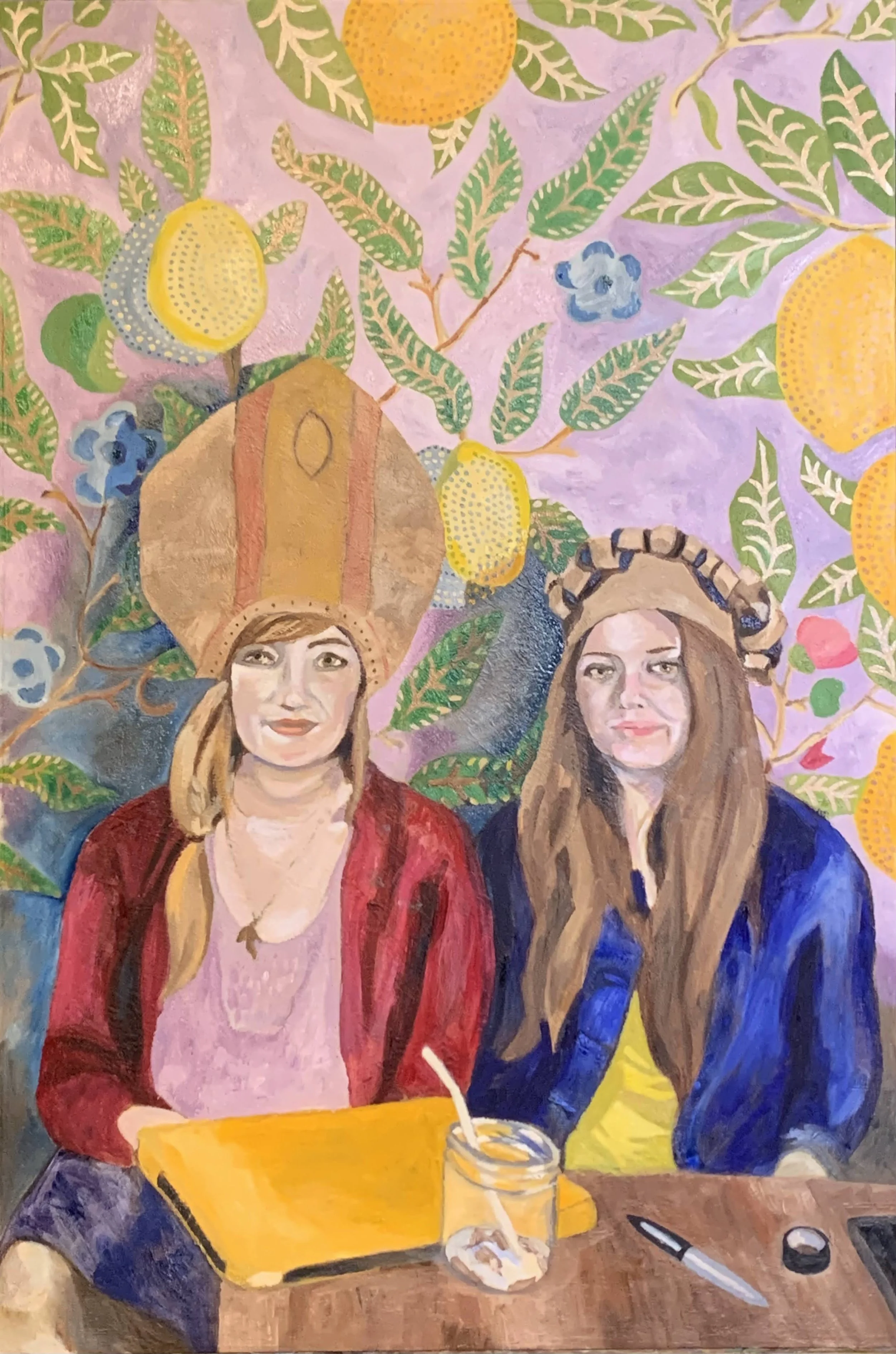 Sava and Danube (2021-22) Oil on blocked muslin. 24 x 36 in. 