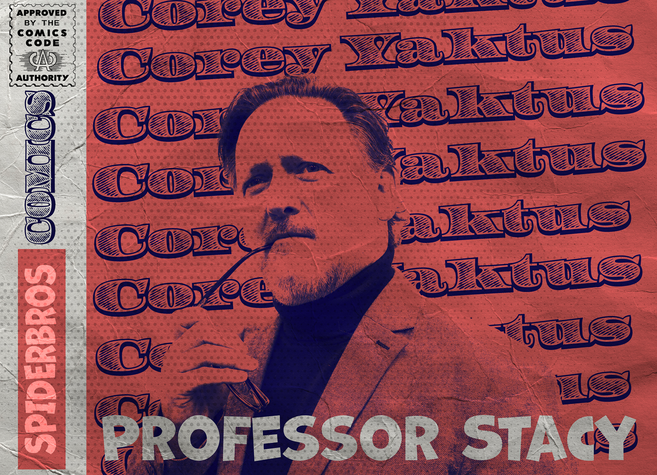 A custom headshot for a short film announcement on actors.