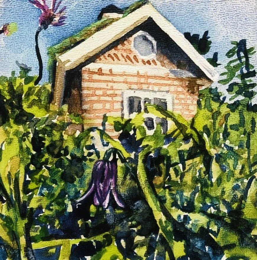 Coastal Maine Botanical Gardens. Watercolor. 

Original: Sold I Prints: Not Available