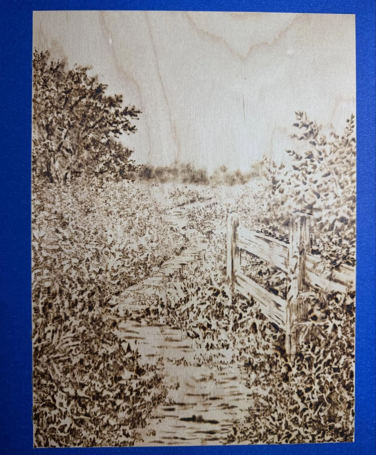 More work in progress for @redravenartcompany in February. #woodburning #pyrography