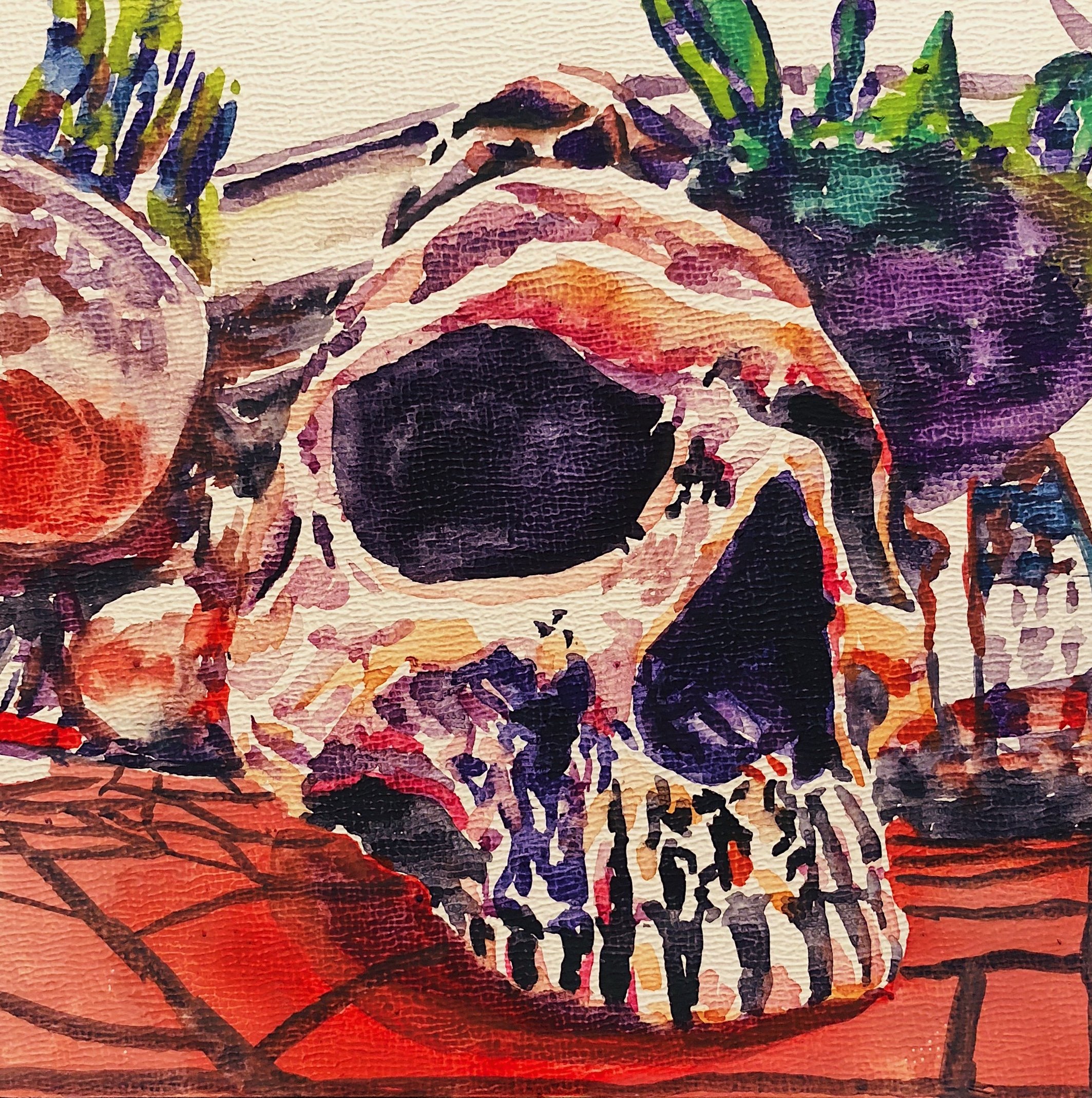 Underbite. Gouache on canvas. 4" x 4".

Original: Private Collection I Prints: Available
