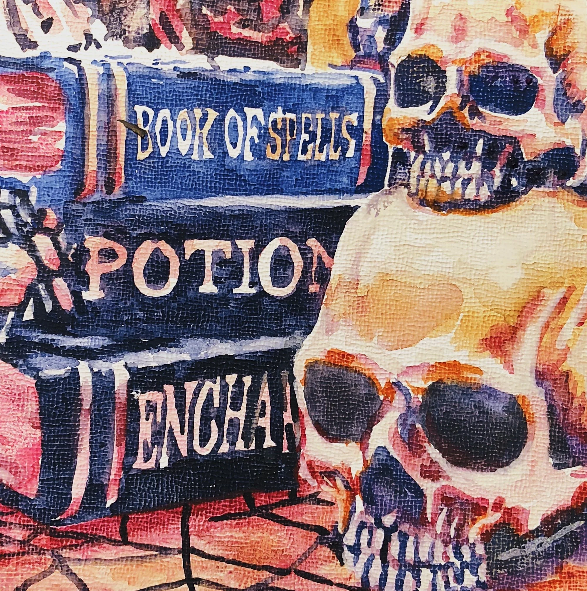 Enchantments. Gouache on canvas. 4" x 4".

Original: Private Collection I Prints: Available