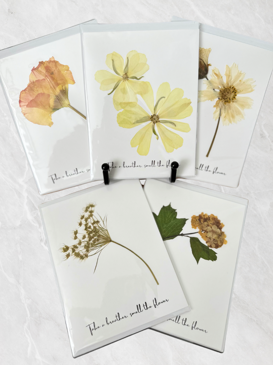 Pressed Flower Greeting Cards