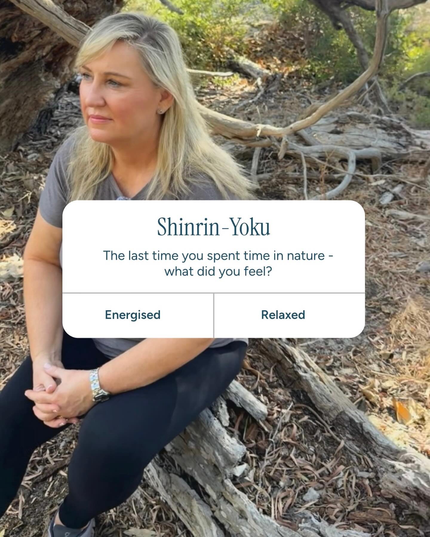 The last time you spent time in nature - what did you feel?

&darr; Energised. Like something in you woke up.

&darr; Relaxed. Like something in you finally let go.

Either way, your body already knows what it needs.

We&rsquo;re just giving it two d