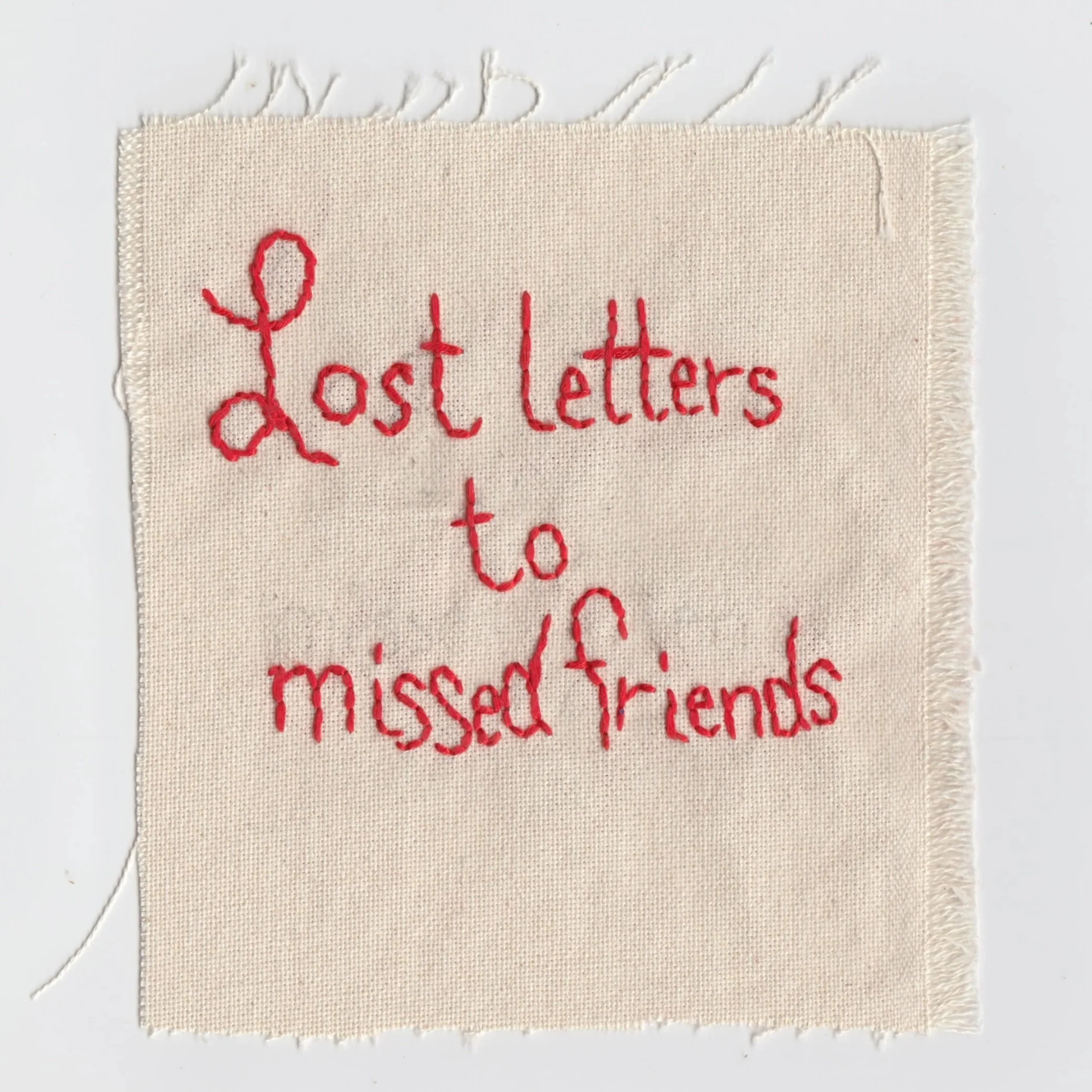 Lost letters to missed friends zine