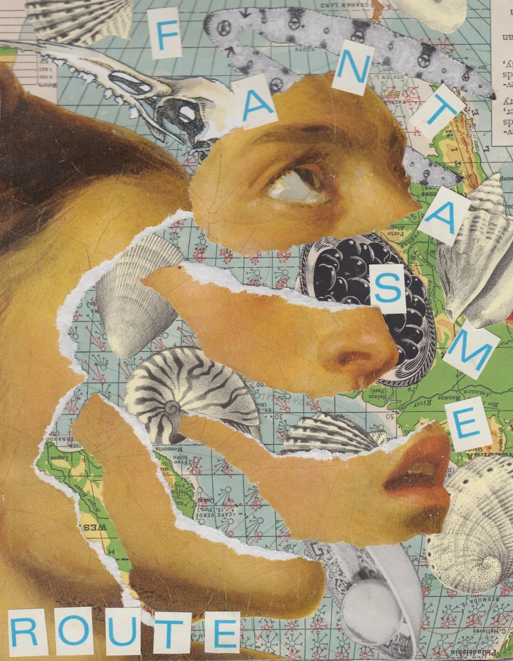 Postcard collages