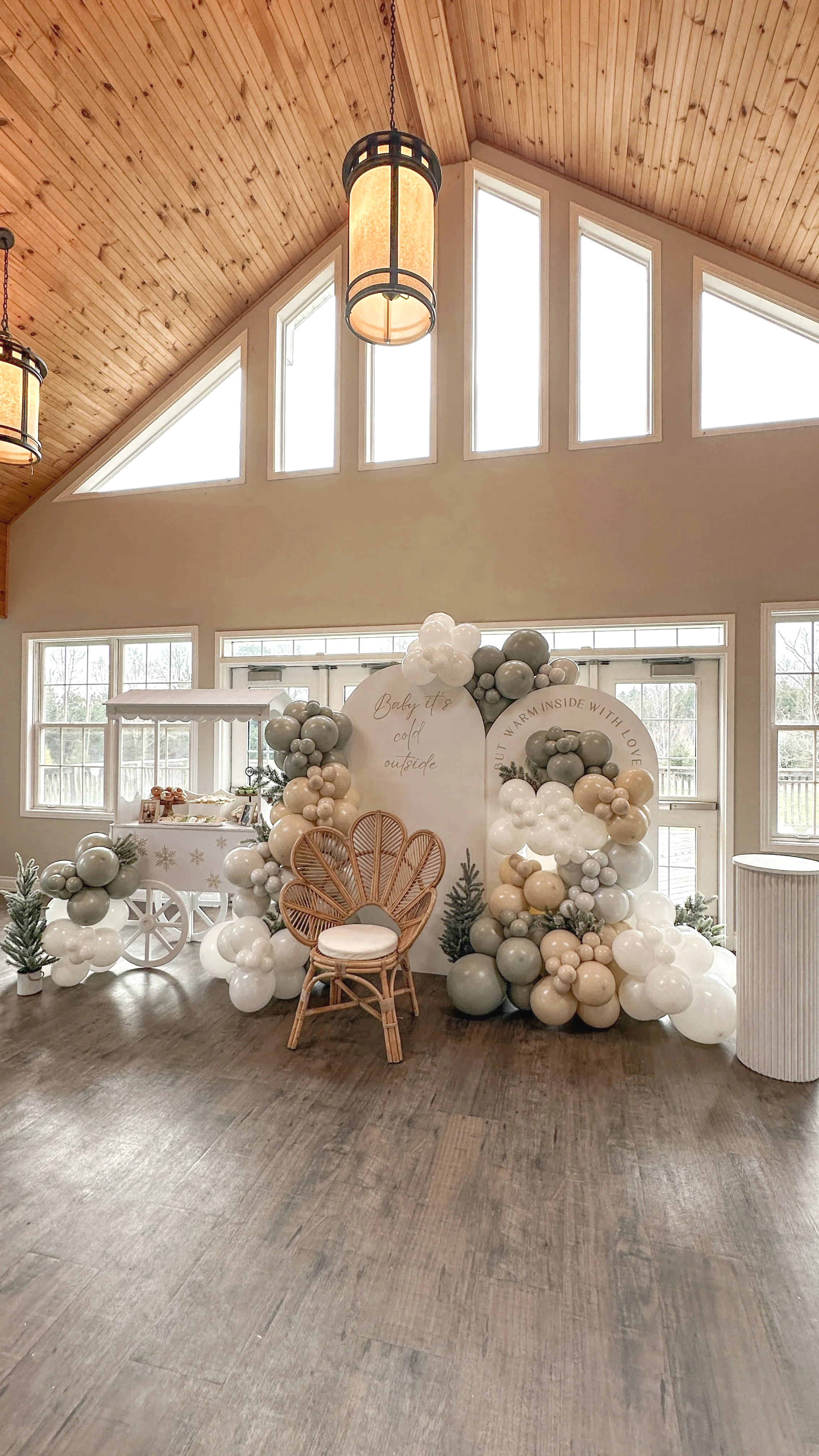 Baby It's Cold Outside Theme Baby Shower Balloons