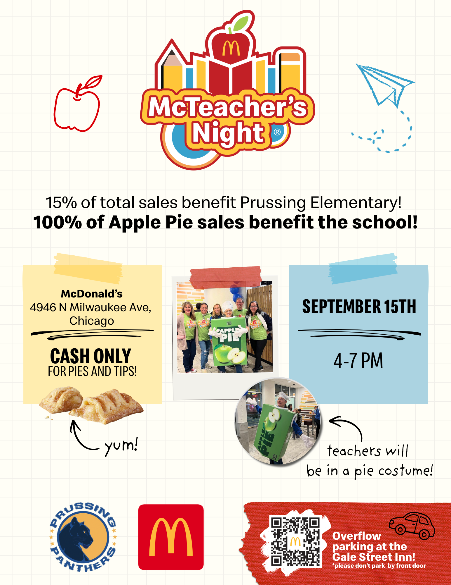 McTeacher's Night Dine Out Night