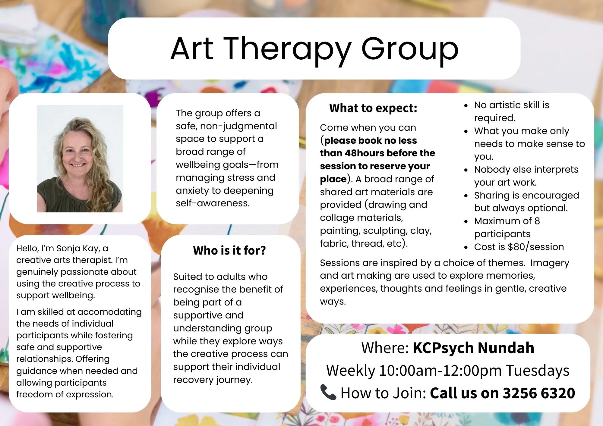 Art Therapy Group, Nundah, Brisbane
