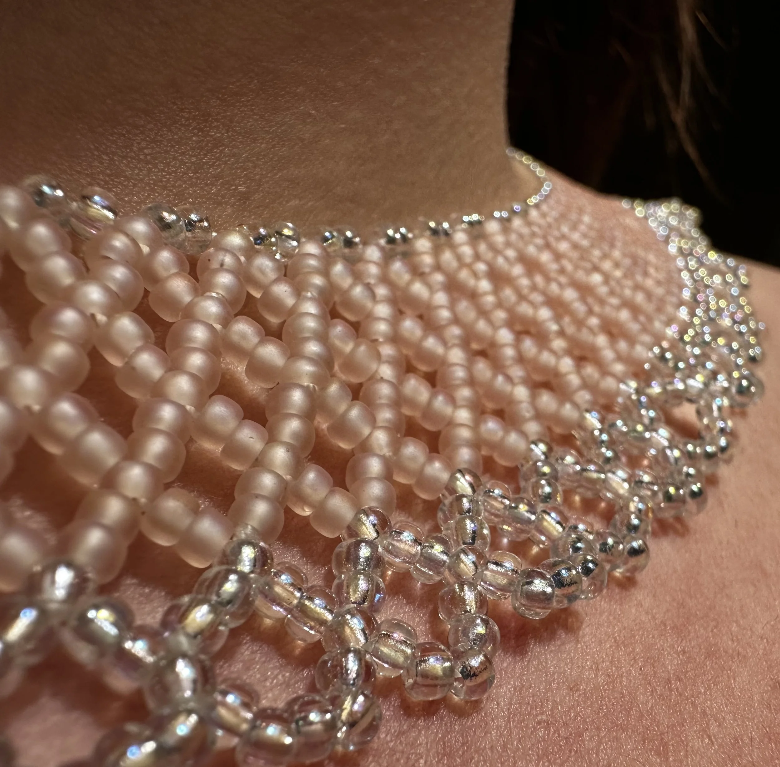 Netted seed bead Necklace