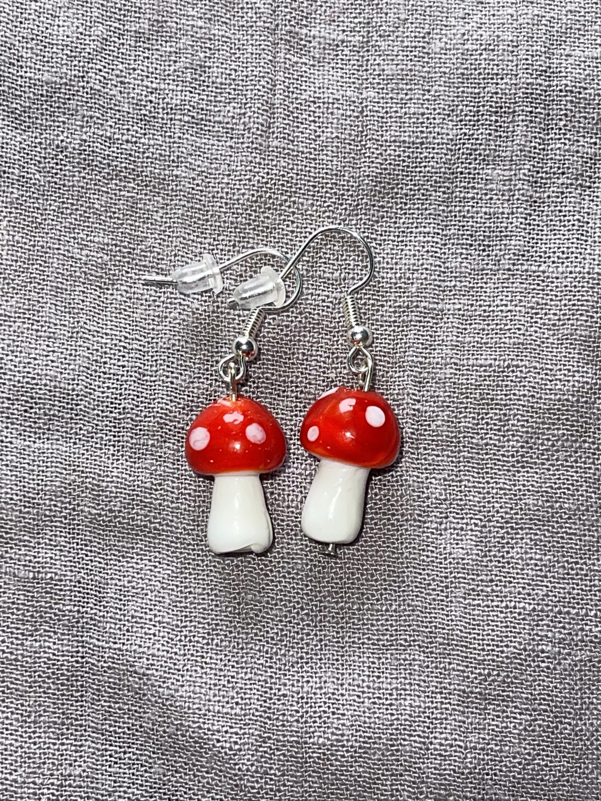 Mushroom Earrings