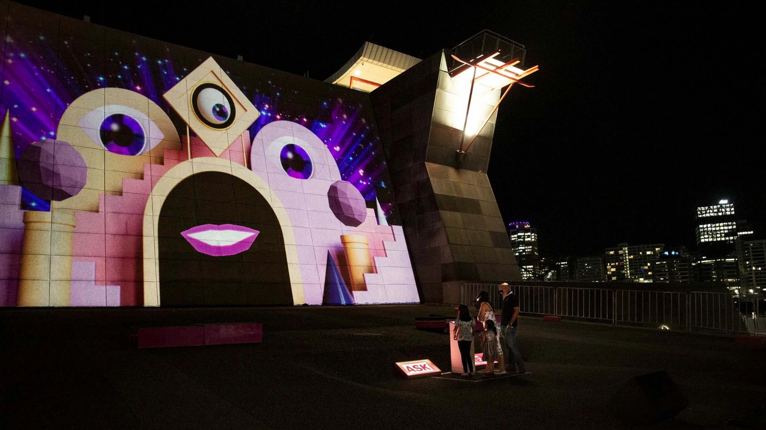 Oracle 2.0 Projection Mapping at Te Papa, Wellington 1