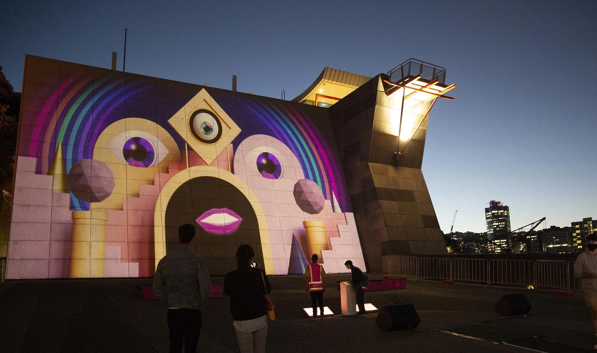 Oracle 2.0 Projection Mapping at Te Papa, Wellington 2