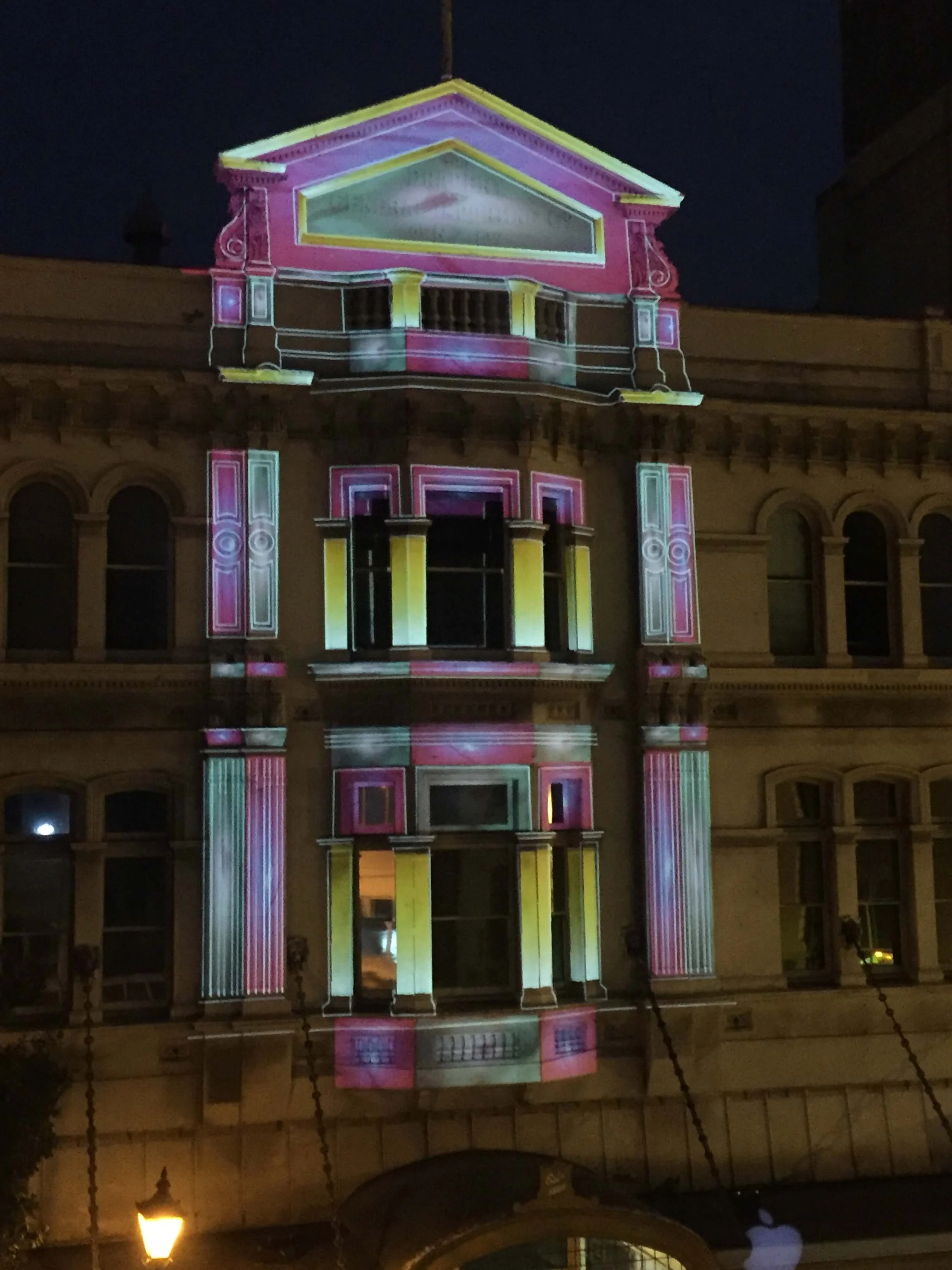 Projection Mapping Dunedin Fringe Office 