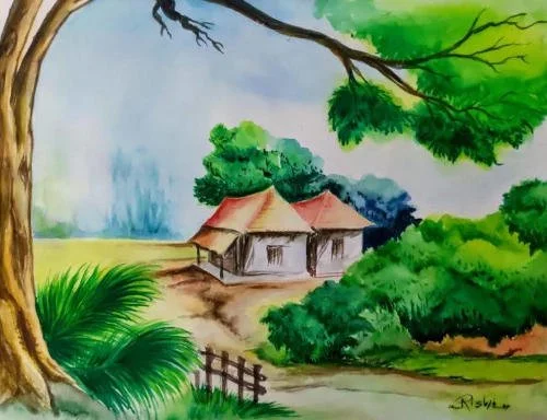 Village scene