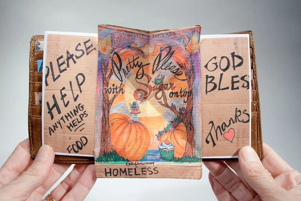Anything Helps, a limited-edition artist book by Laura Russell.