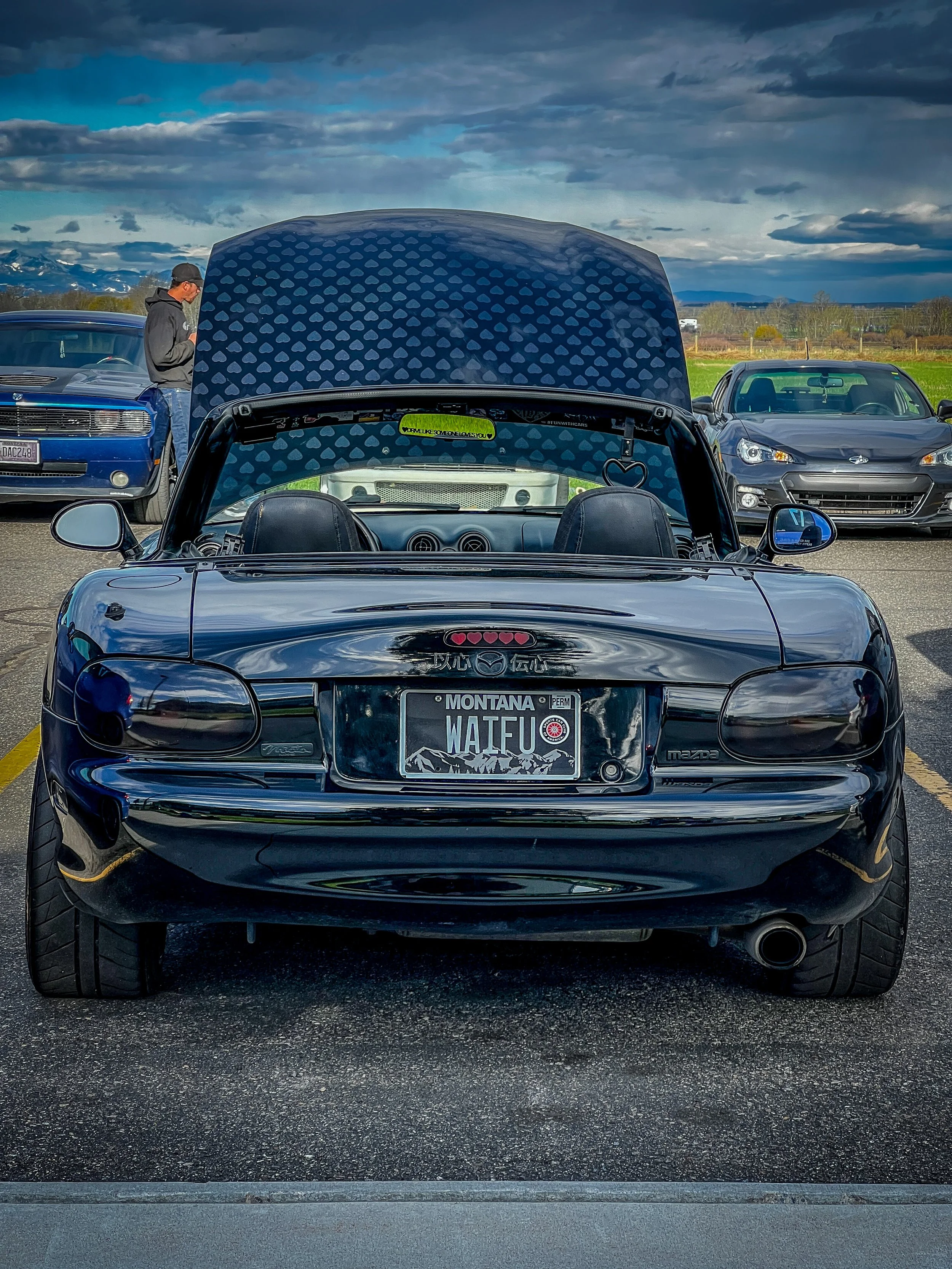 The Love Miata: A Cursed 1999 Miata With Hearts on the Hood