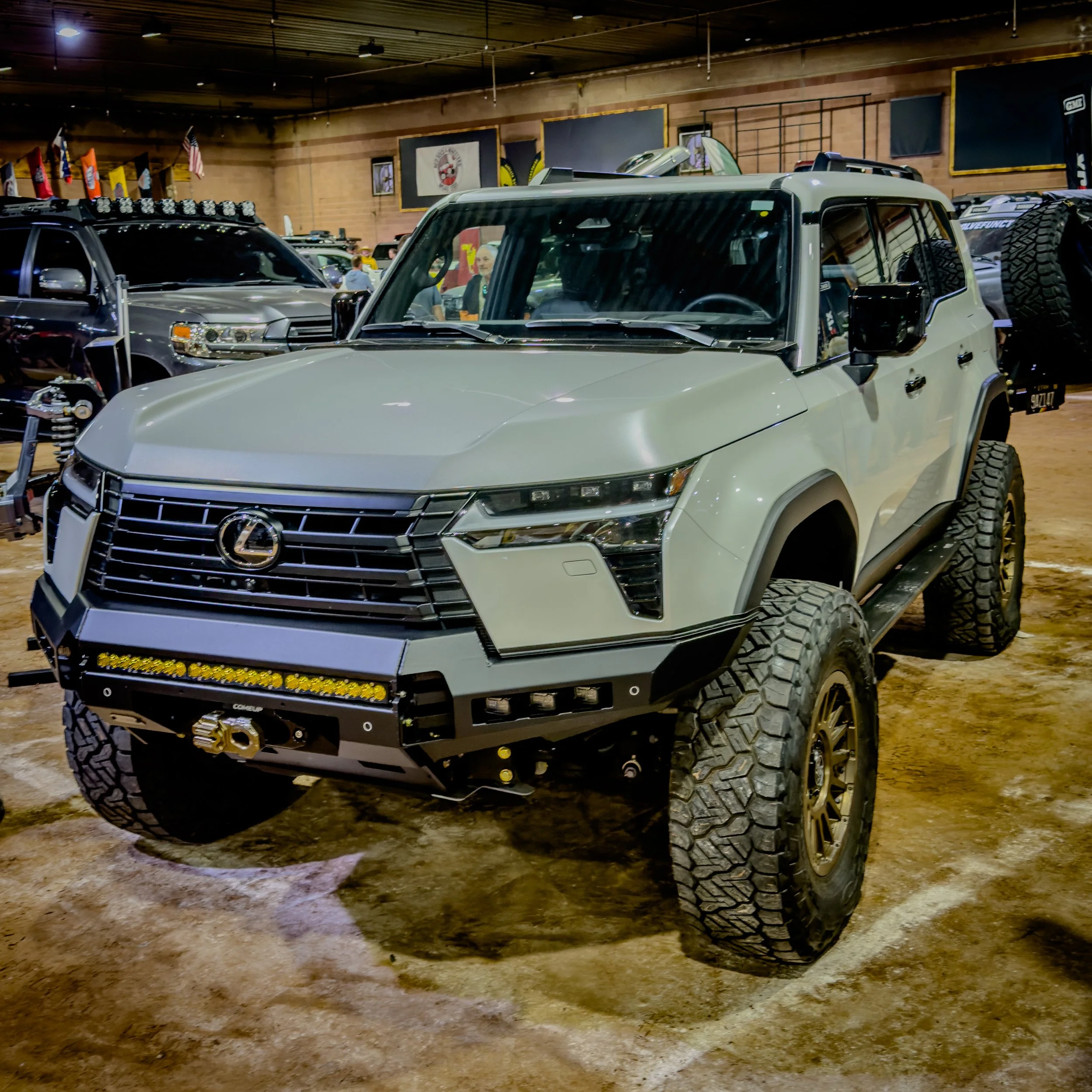 Gray Toyota Land Cruiser 250 at the Cruise Moab 2026 vendor expo