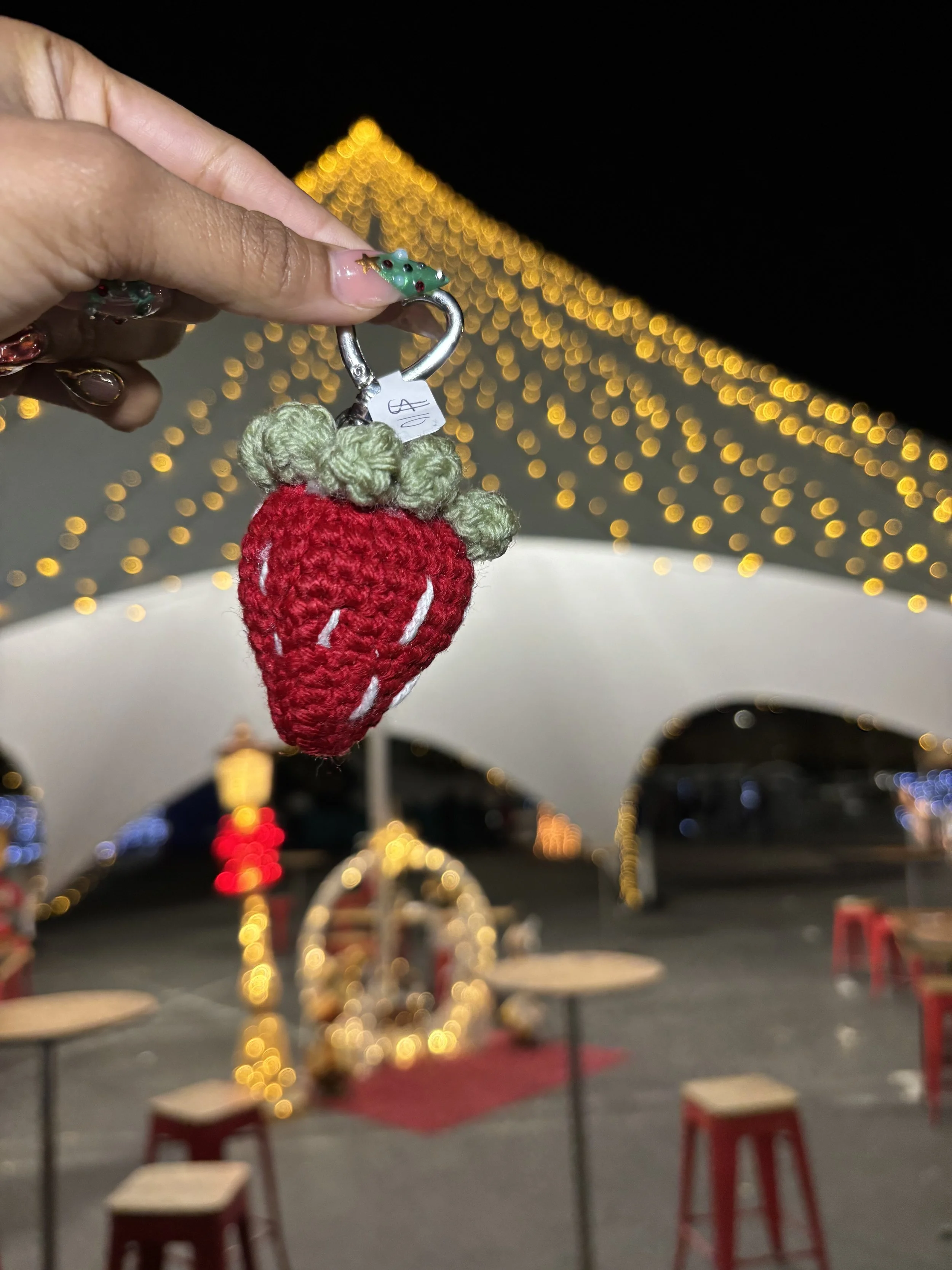 Strawberry Keychain