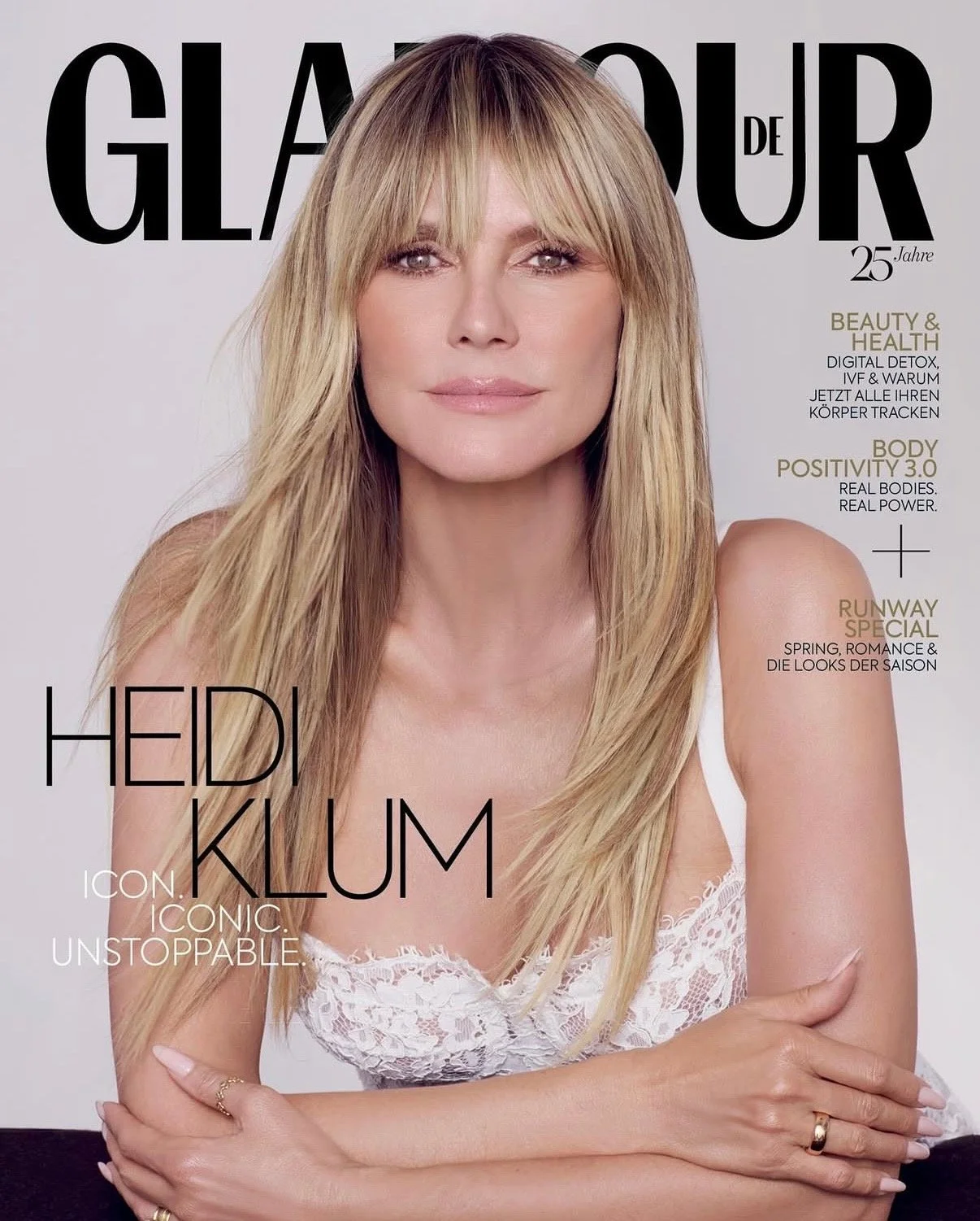 Glamour Germany x Heidi Klum (pre-production · on-set · post-production)