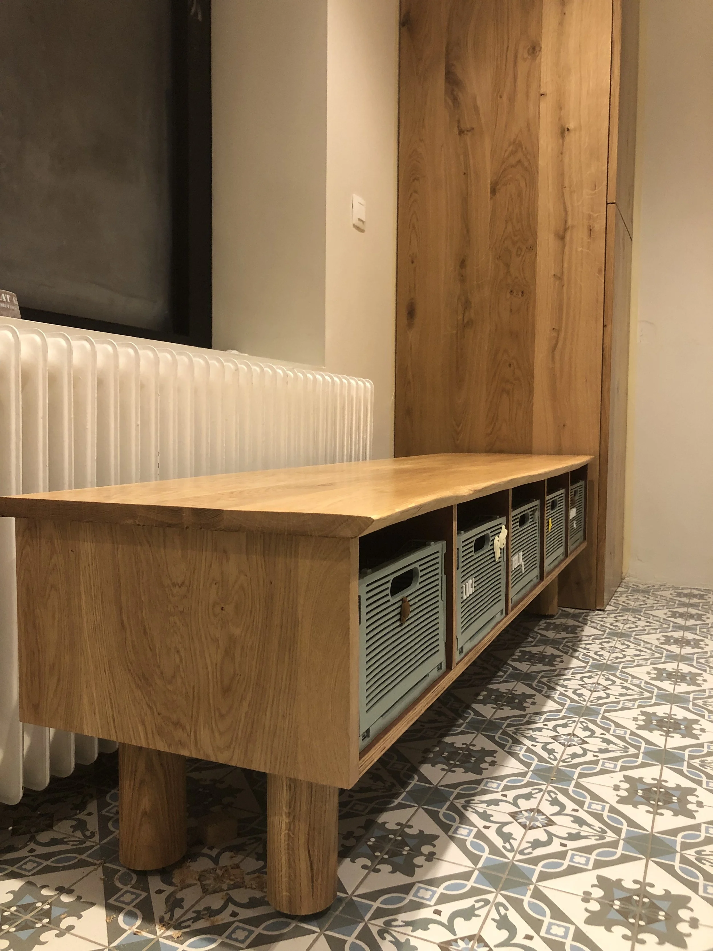 Badkamermeubel uit gevallen hout