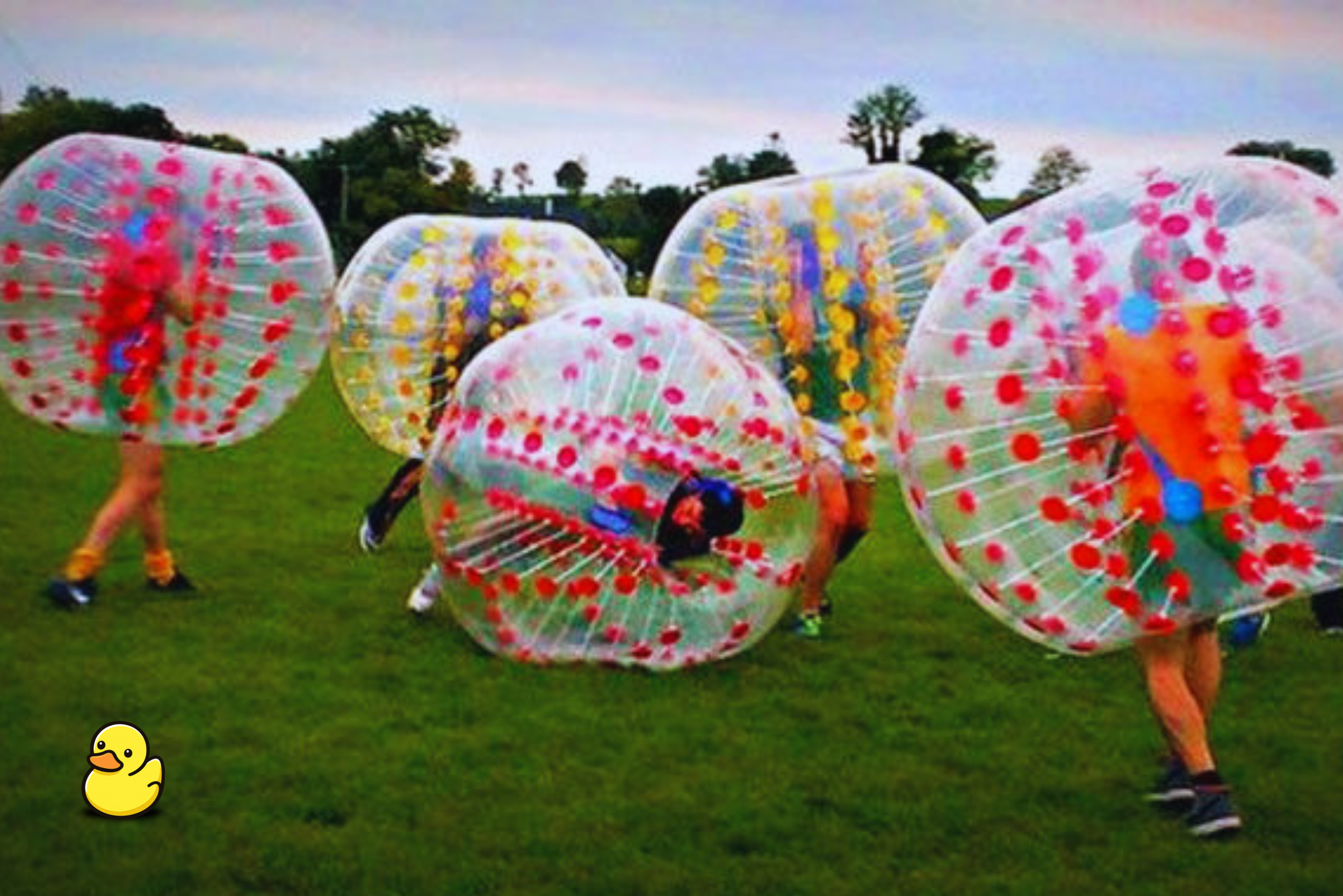 BUBBLE FOOTBALL + CAÑEO