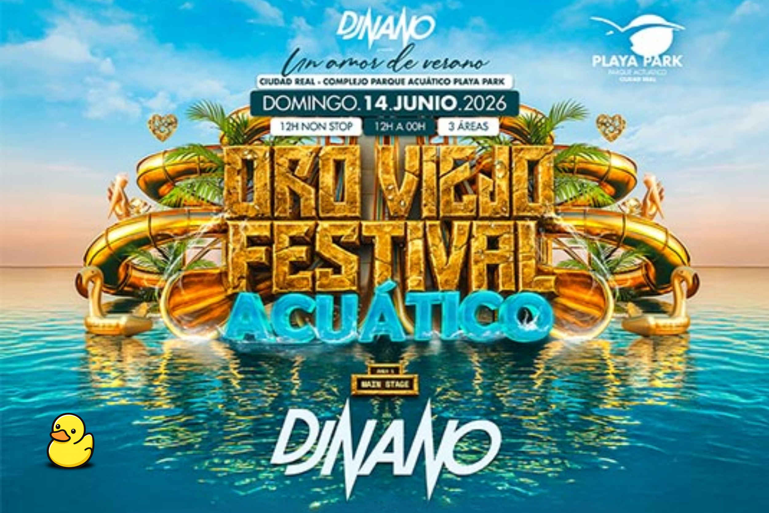 ORO VIEJO FESTIVAL ACUATICO CIUDAD REAL | 14 de junio de 2026 | HOTEL + PLAN PATITO | 1 NOCHE