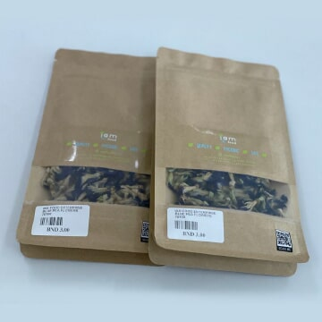 Sun Dried Blue Pea Flowers