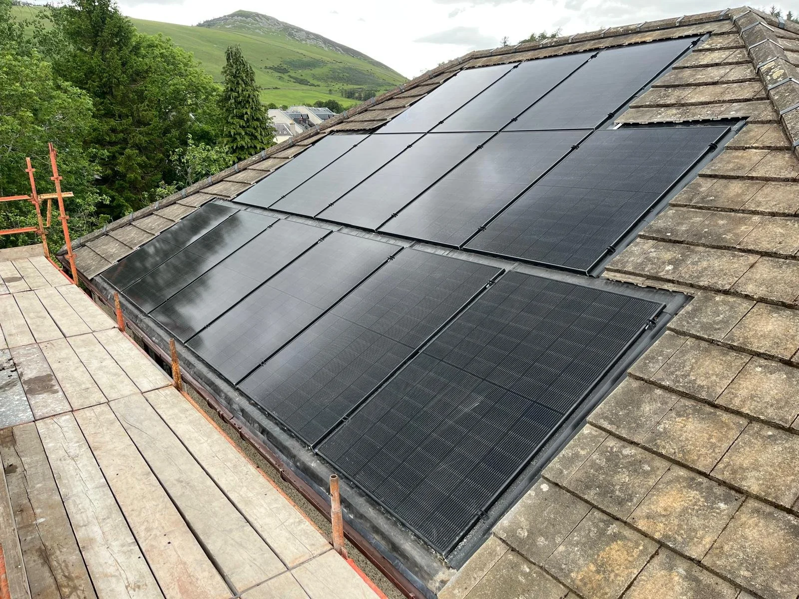 scottish borders completed solar panel installation rwilson