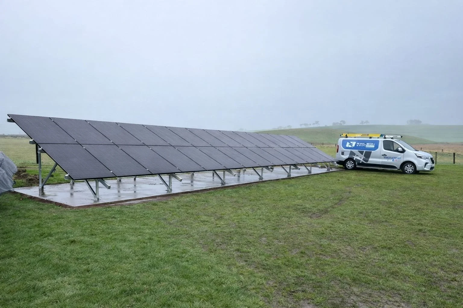 Solar panel completed installation by Rwilson