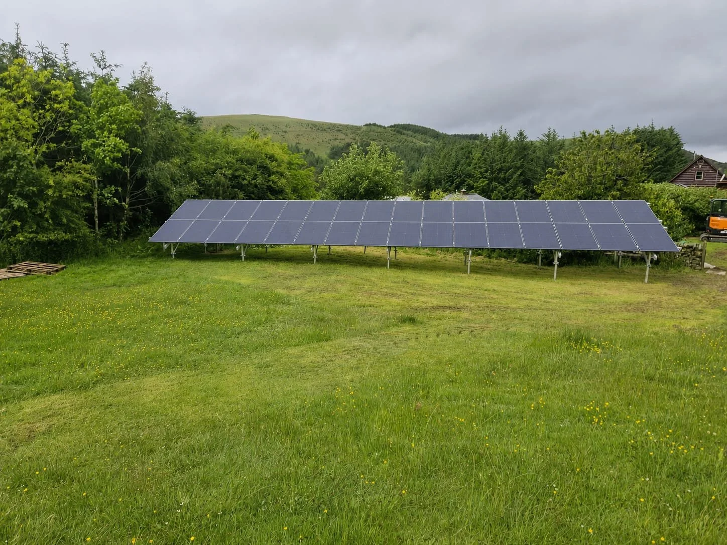 large scale solar panel installation scotland
