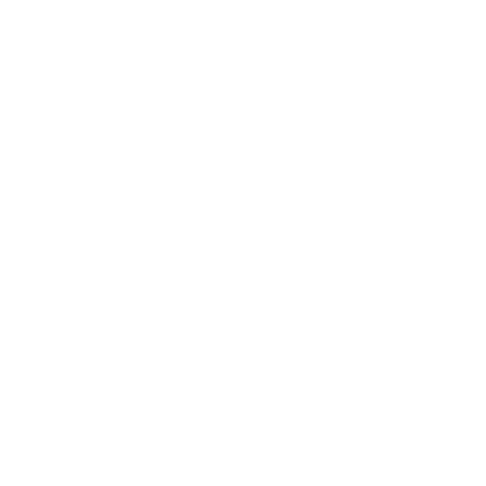 Symbole de localisation en style dessin blanc sur fond noir.