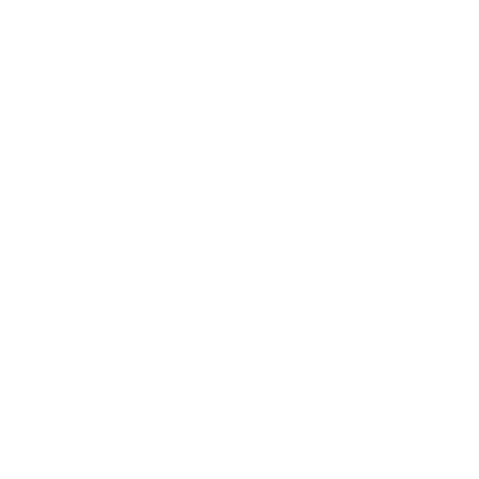 Une illustration simple d'une tige ou d'une plante avec deux feuilles, dessinée en trait blanc sur un fond noir.