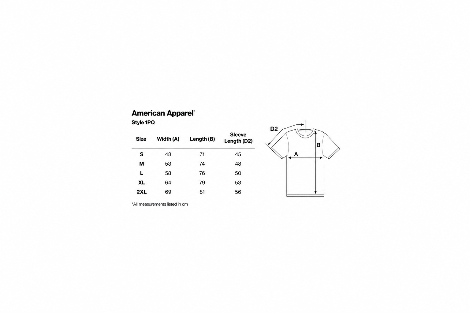 Minimalist American Apparel Size Chart.png