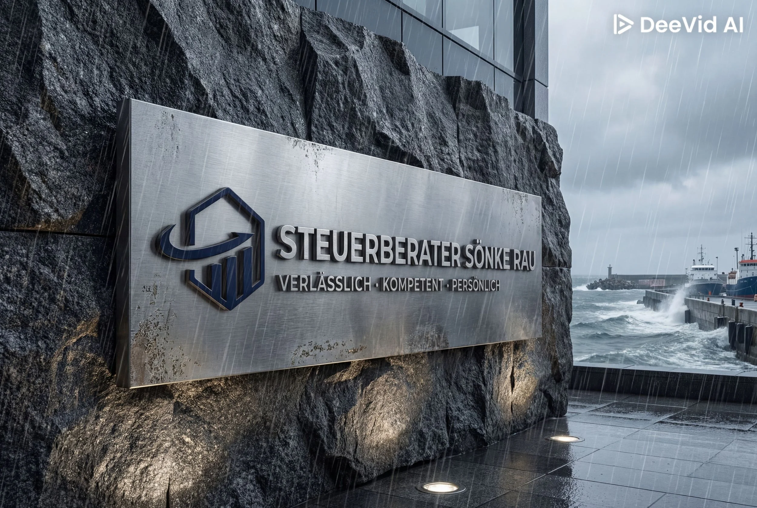Steuerberater Sönke Rau - Logo , künstlich generiertes Bild