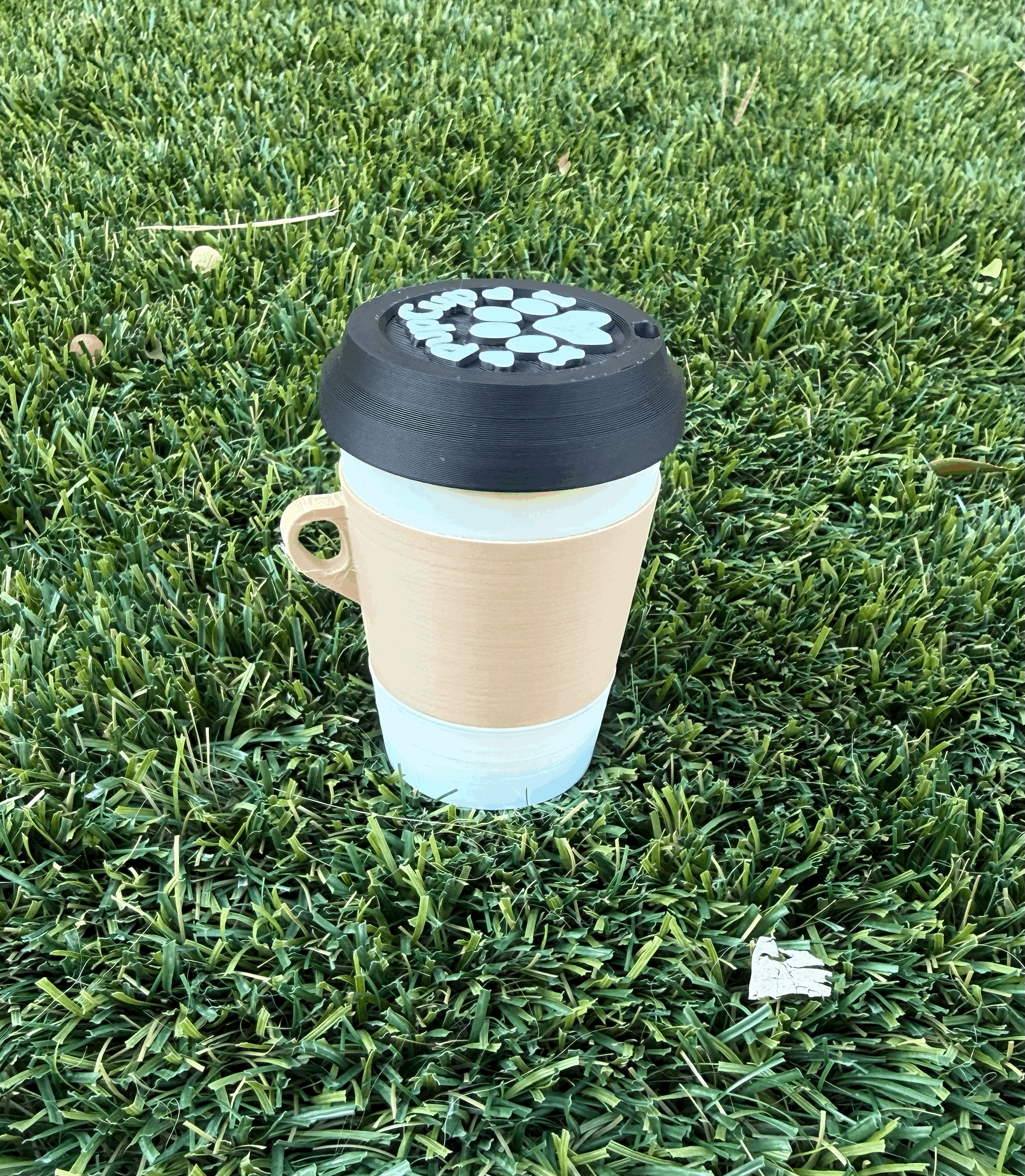 Coffee Cup - Poop Bag Holder