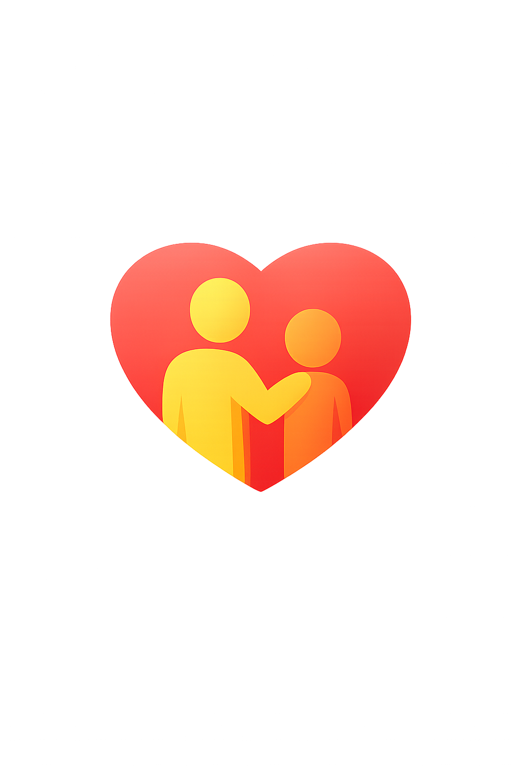 Individual child care and support icon.