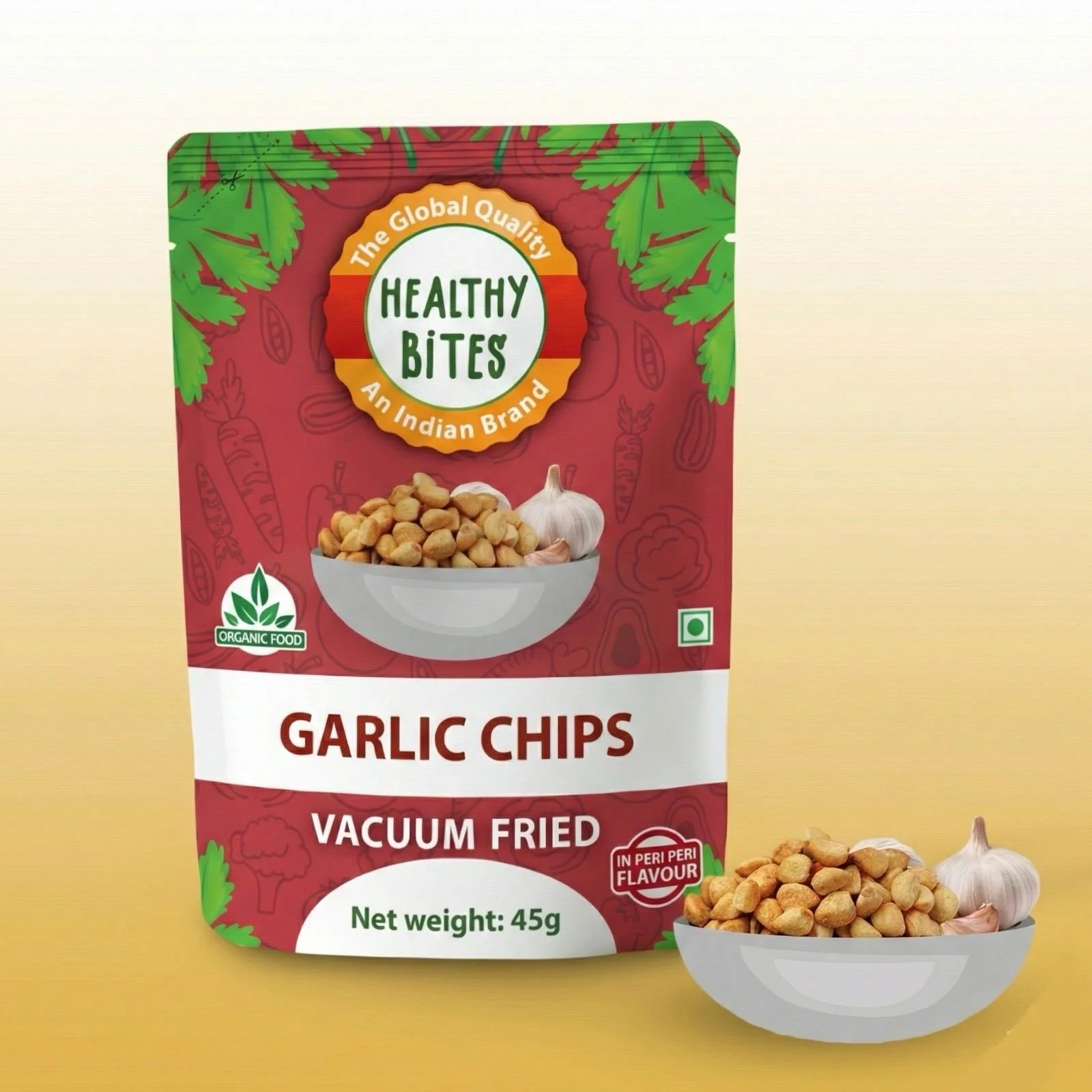 Healthy Bites - Garlic Chips