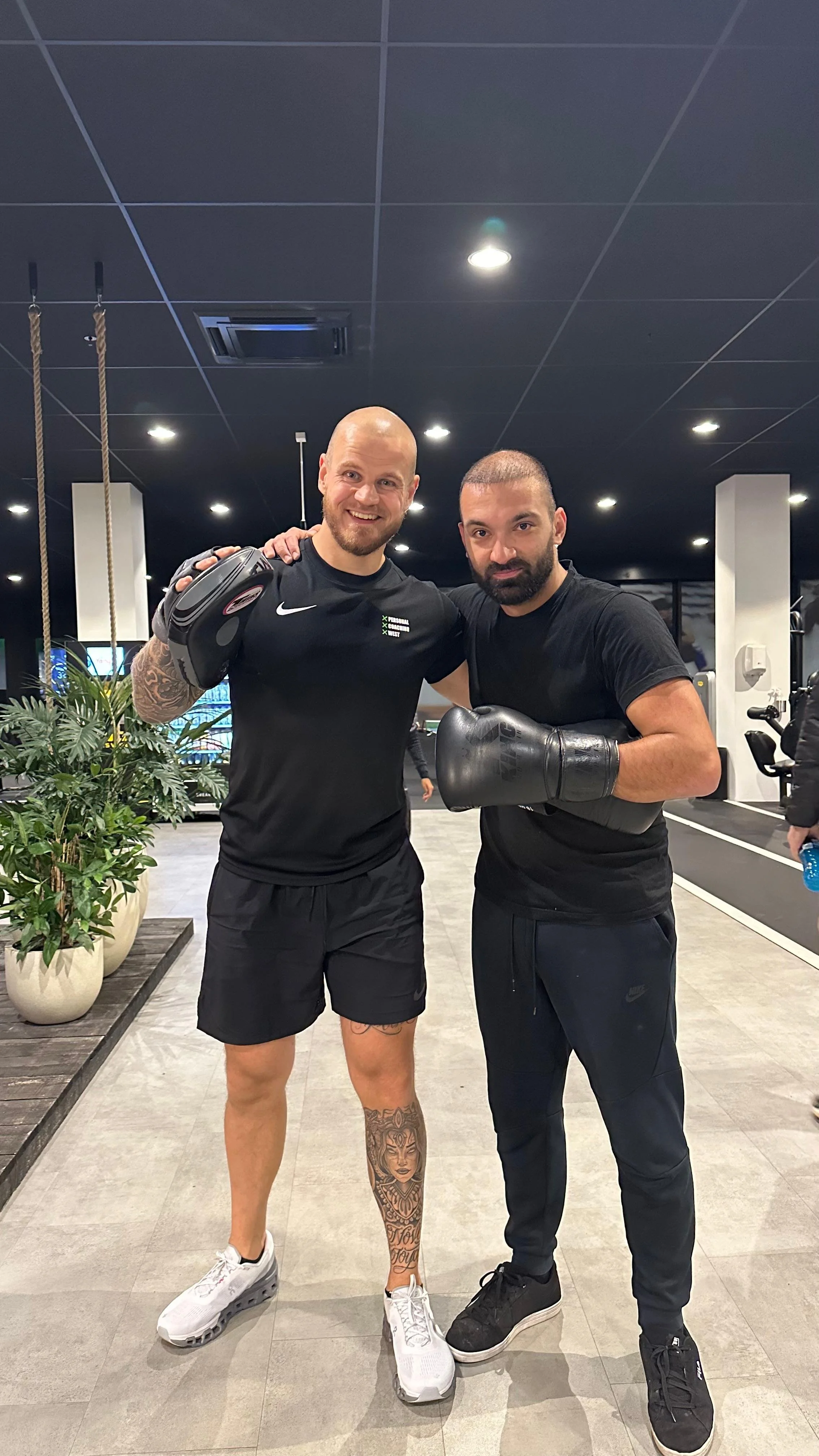 personal coaching sessie met bokstraining in gym