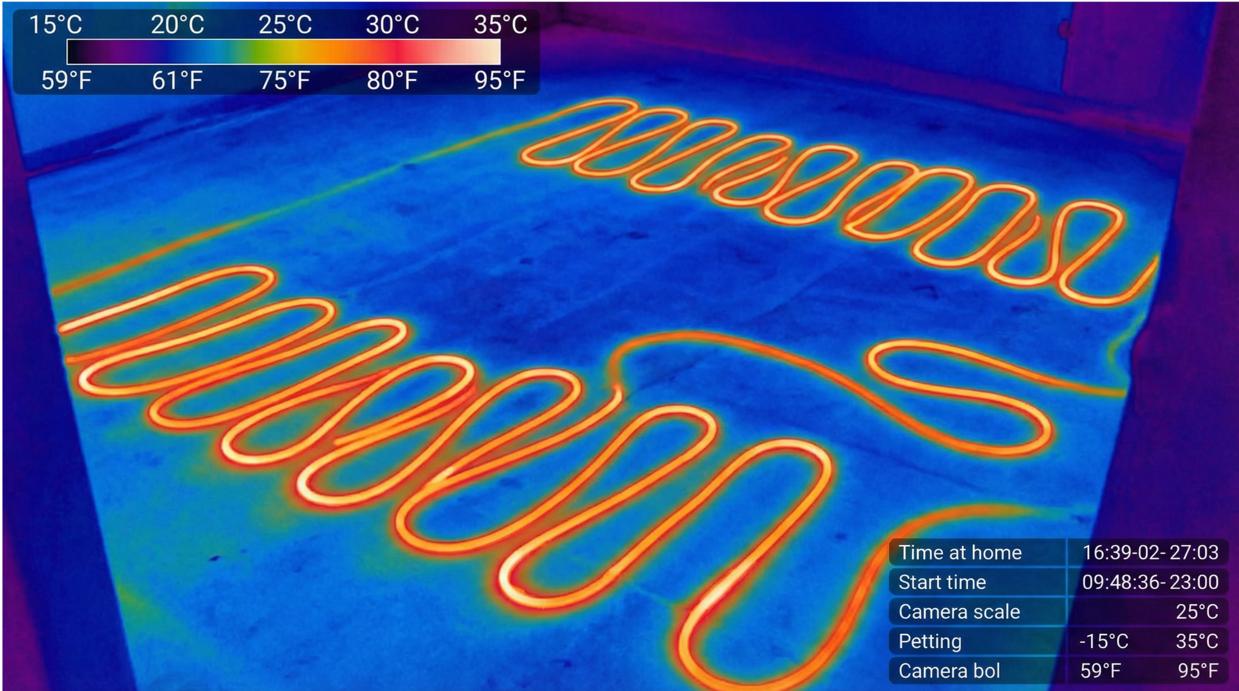 Vloerverwarming installatie Amsterdam, thermografie, energiezuinige verwarming, CV installateur Amsterdam, duurzame installaties