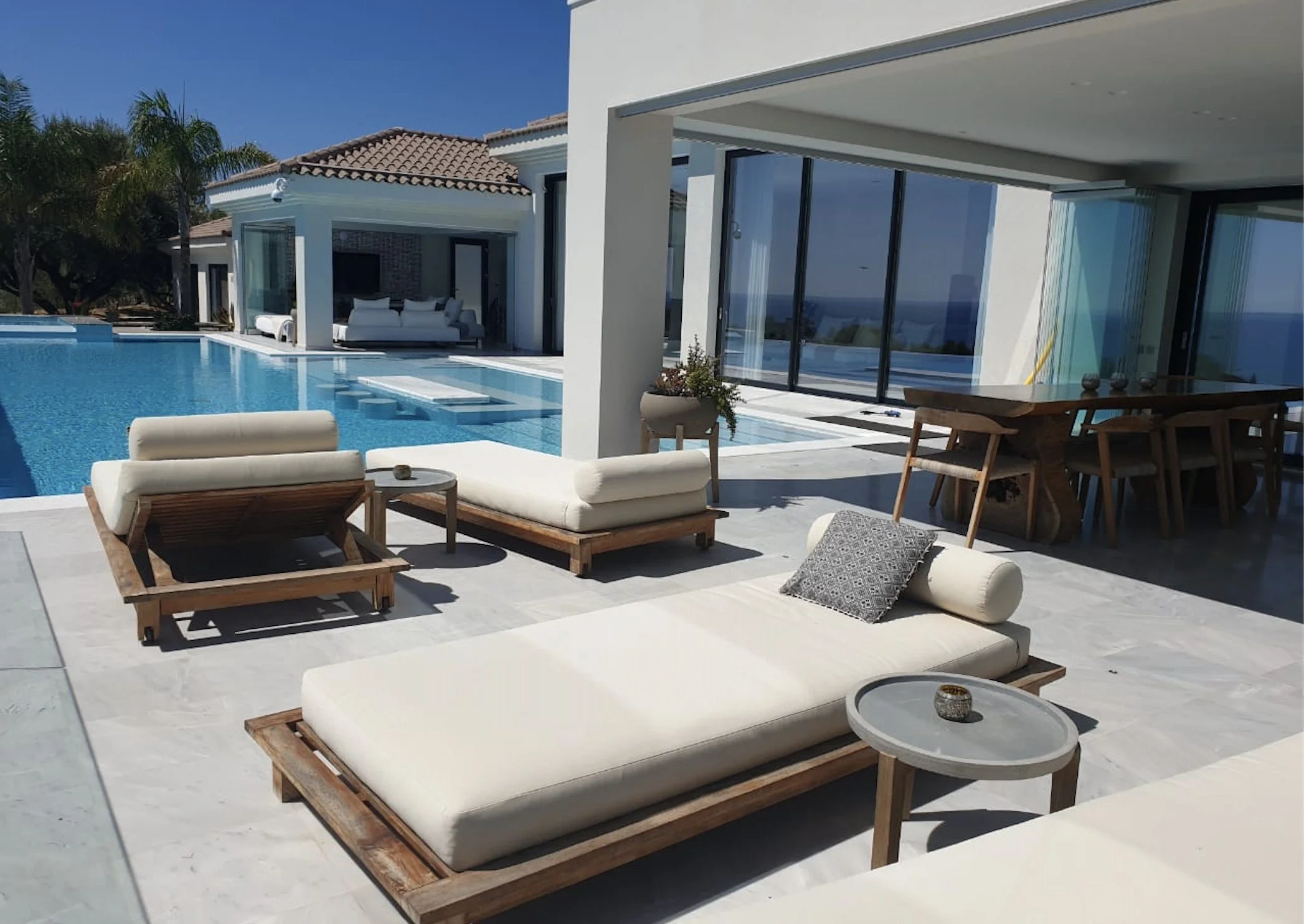 Modern sea view villa in Zakynthos with private pool and terrace – Levante Villas