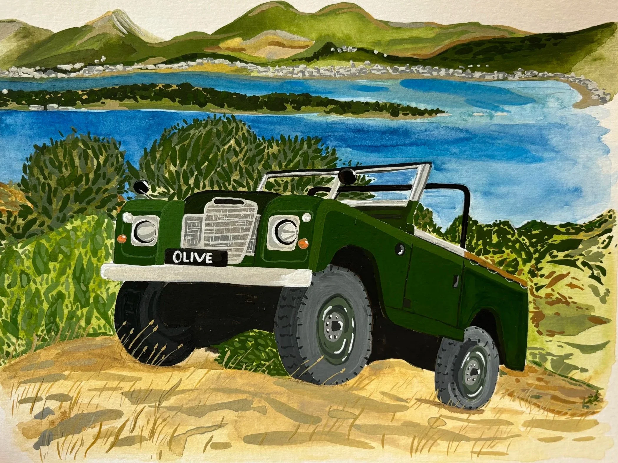 Hand Illustrated Custom Vehicle Artwork