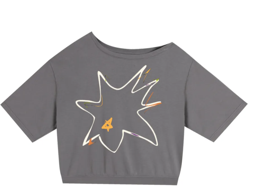 Charcoal Off the Shoulder