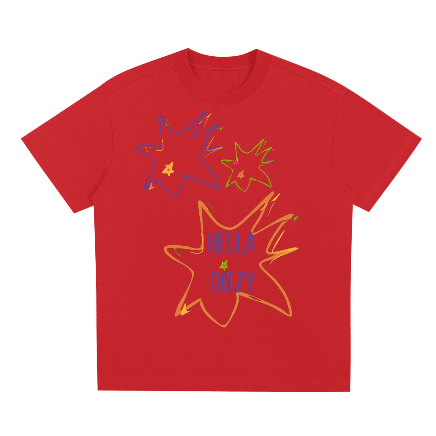 High 5 Hella D Tee (Red).png