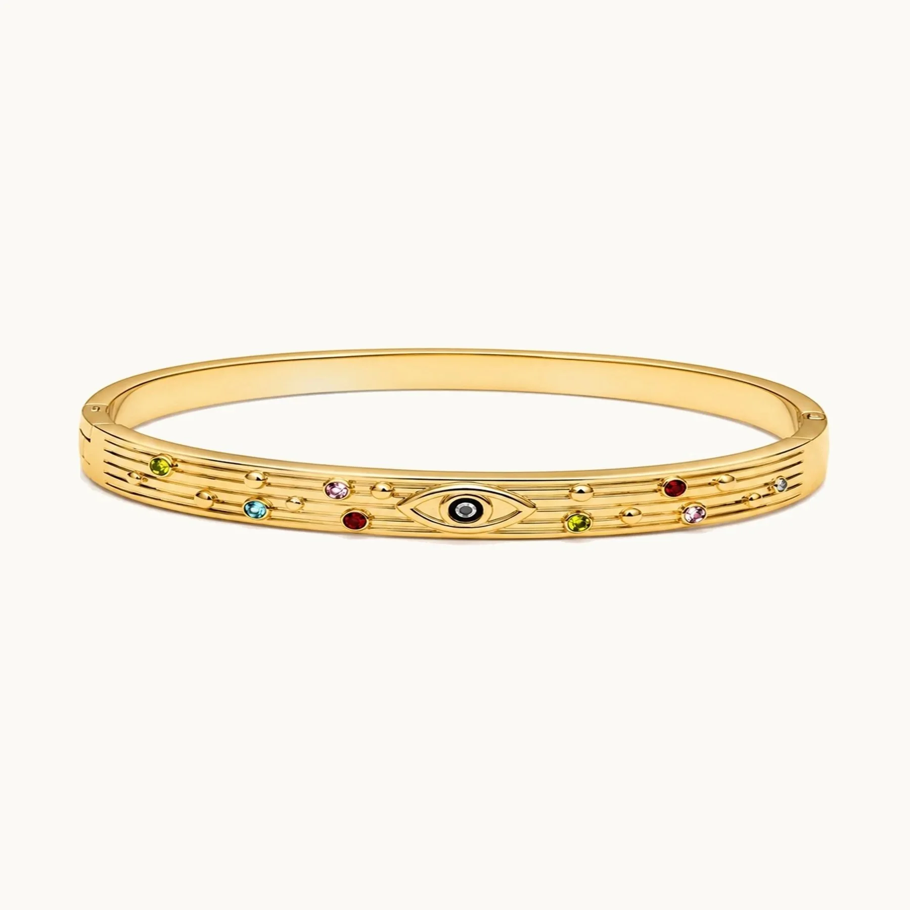 Evil Eye Line Bangle