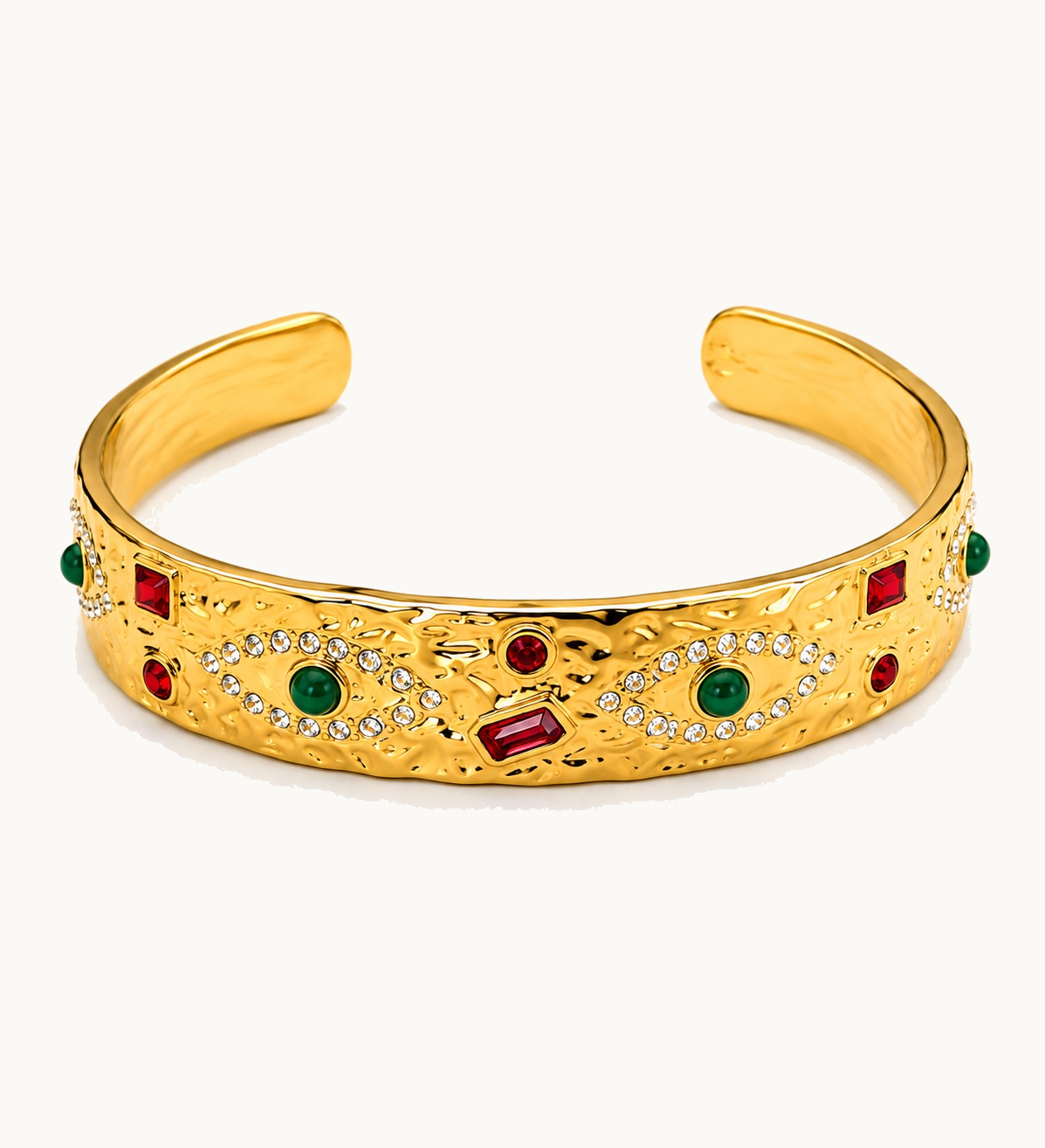 Evil Eye Mosaic Cuff