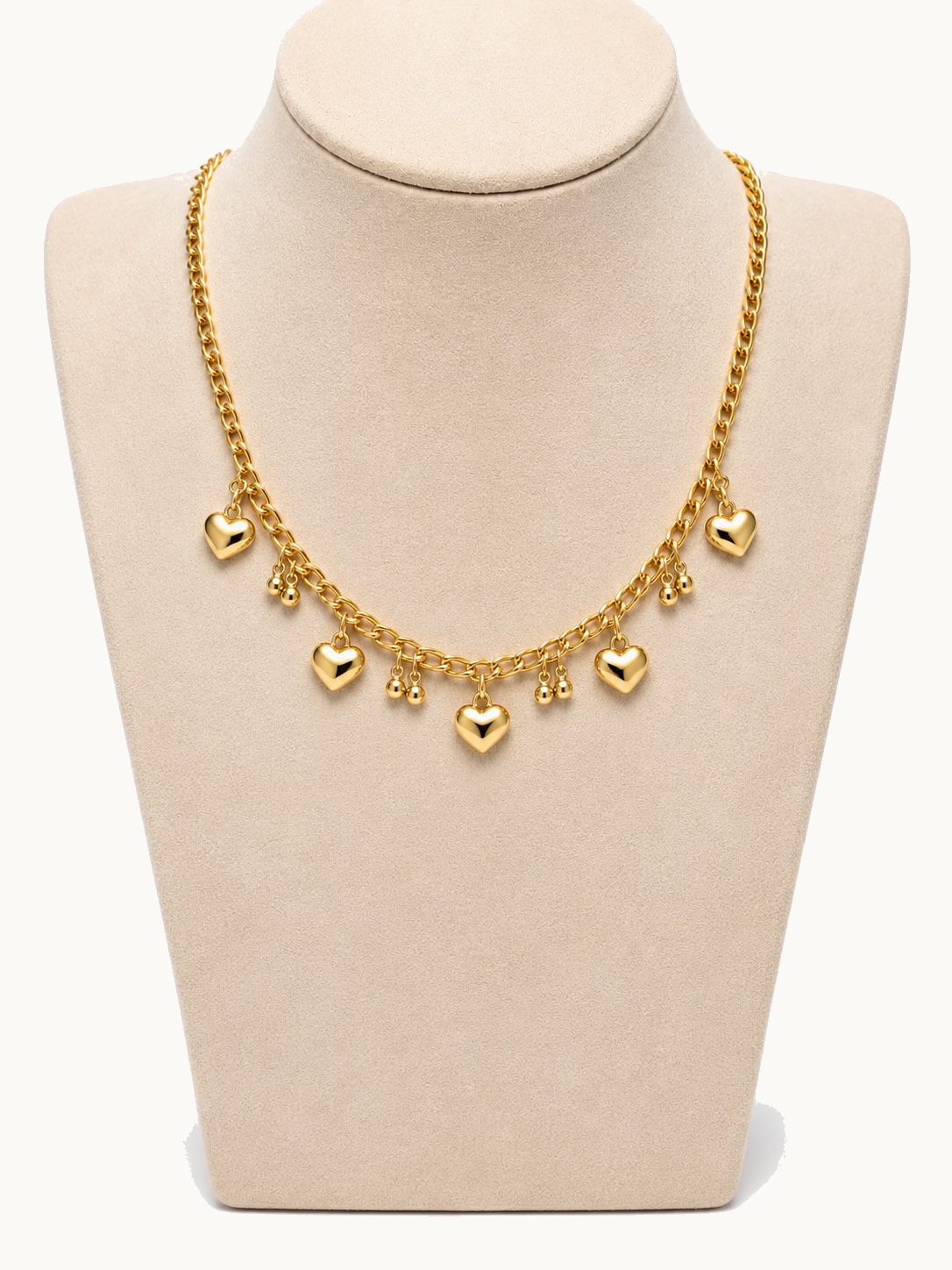 Golden Heart Charm