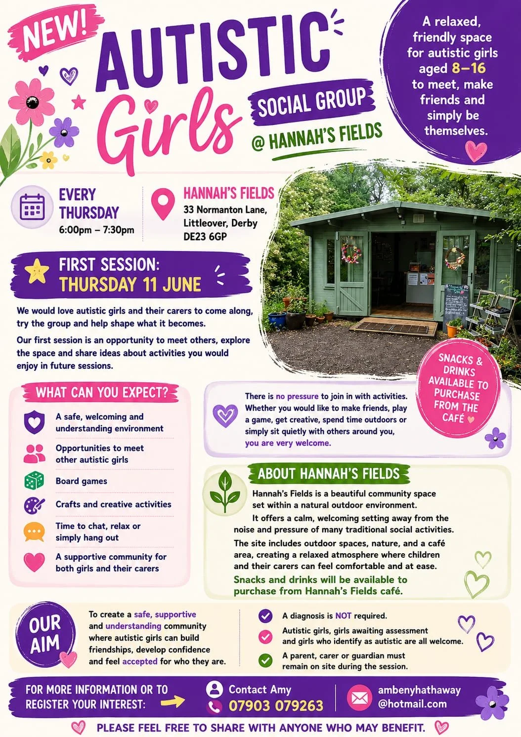 Autistic girls social group