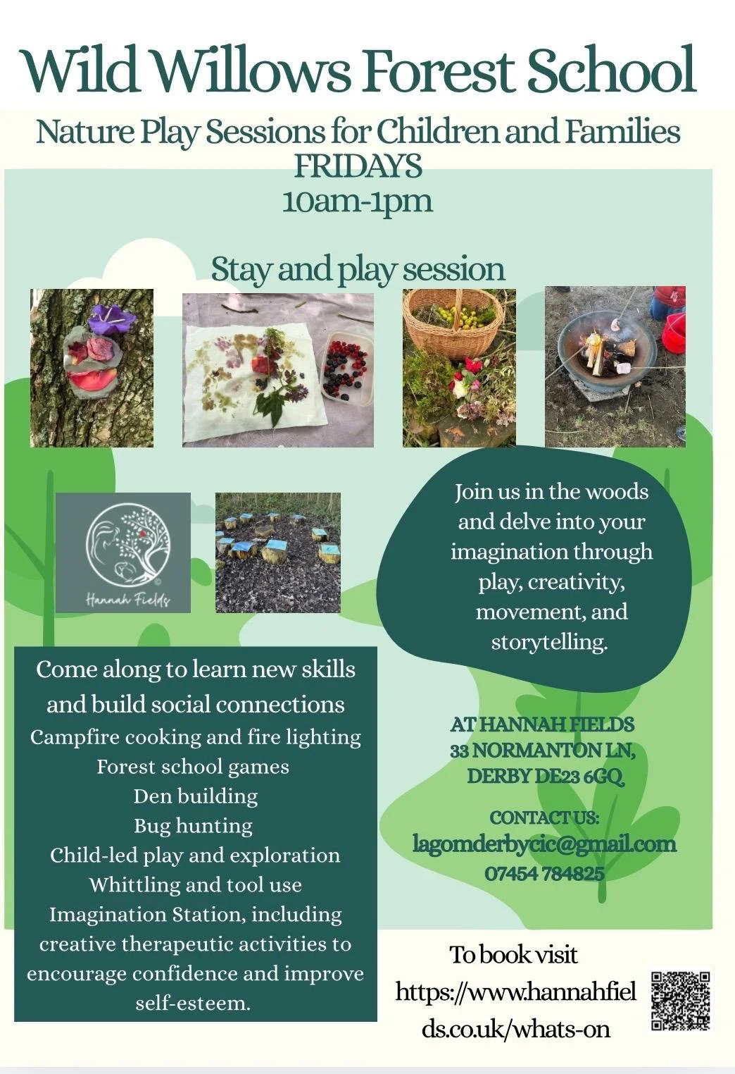 Wild Willows Forest School - 12th June until 10th July