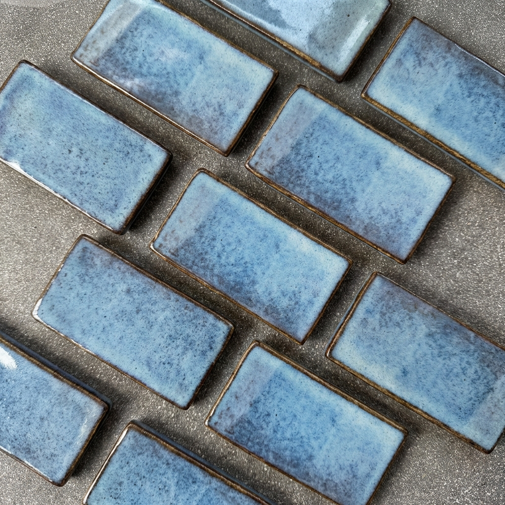 design: 2x4 FIELD | glaze: BLUE SKY
